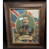 Image 1 : Framed Lithograph of Field-Marshal Earl Kitchener, with Wooden Frame
