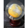 Image 4 : Wang Xisan Ji School Reverse Painting of Goats Crystal Globe