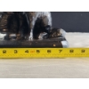 Image 10 : Vintage Signed Sculpture Depicting an Inuit Man and His Loyal Friend ( 13.5"H x 7.5"W)