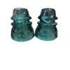 Image 5 :  Vintage Hemingray No. 42 Glass Electrical Insulators. 