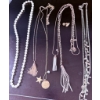 Image 1 : Costume Jewelry Set Featuring Necklaces and Earrings