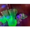 Image 2 : -Uranium glass, green mixing jug, small dessert, bowls, salt, and pepper, shaker, and lemon juicer a