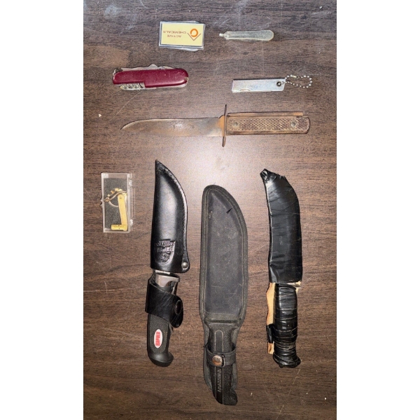 Collection Of Various Knives Of Every Shape & Size w/Cases