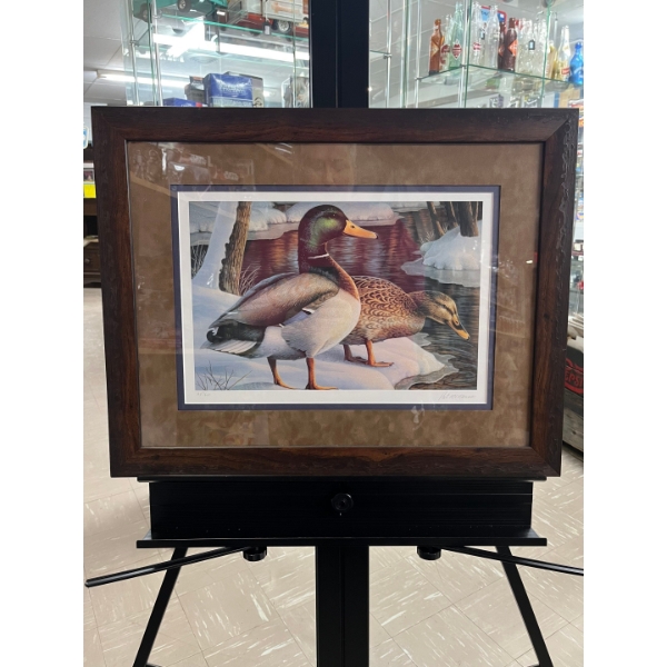  Pat McManus lithograph titled mallards Serio lithograph, signed in pencil by the artist, proof edit