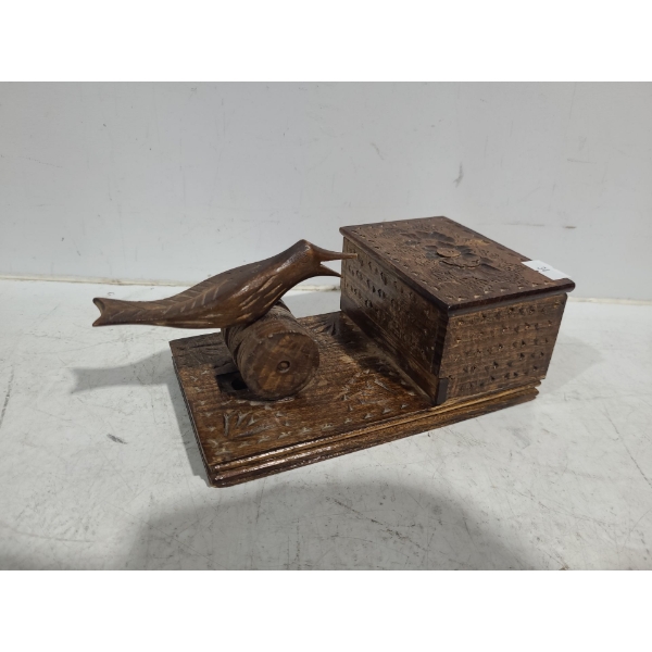 Wooden Bird Box 4 W , 7 D, 3.5 T 