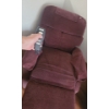 Image 4 : Maroon Reclining Chair w/ Heat/ Massage Feature and Lift Assist 33 W, 30 D, 40 T