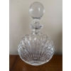 Image 2 : Crystal Decanter With Stopper and Pair of Crystal Candle Holders