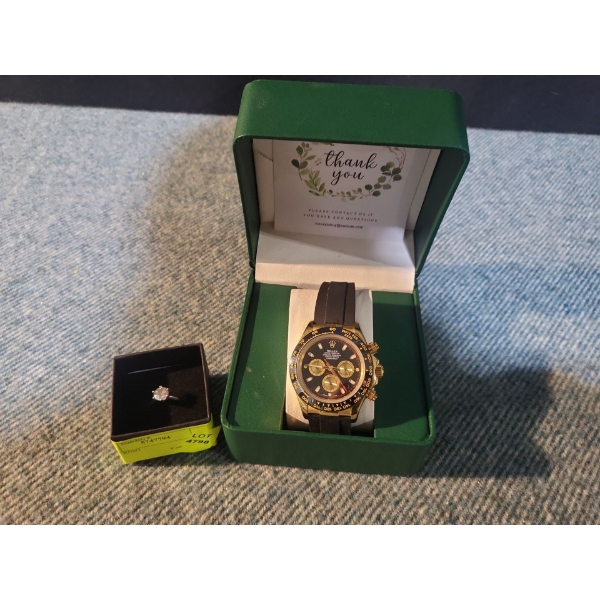 Replica Rolex & Costume Jewellery Ring (Unverified)