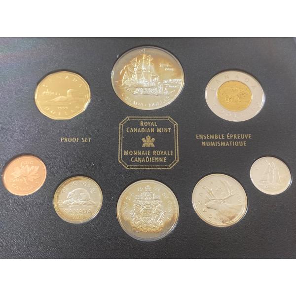 1999 Royal Canadian Mint Silver Proof Set with Commemorative Dollar
