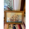 Image 5 : Eclectic Collection Including Tins, Clocks, Artwork, and Vintage MCM Coppercraft