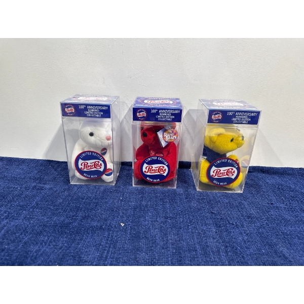 1999 Pepsi Cola Bean Bear Collection