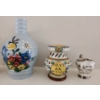 Image 2 : Collection of Hand Decorated Vases & More (Largest is 8T)