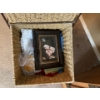 Image 4 : Wicker Storage Rack 12 x 12 x 30T Including Contents Doilies, Candles, Table Mats