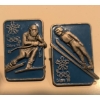 Image 4 : 1988 Calgary Winter Olympics Lapel Pins and 3 lb Dumbbells