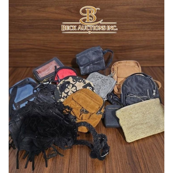 Small Bags and Pouches, Various Styles and Materials