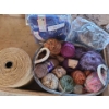 Image 1 : Basket of Asst Yarn, also Incl a Large Ball of Fine Twine