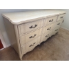 Image 2 : French Provincial Nine-Drawer Dresser in Off-White Finish