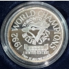 Image 2 :  1992 MLB World Series 1 Troy Ounce Fine Silver Medallion