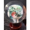 Image 4 : Wang Xisan Ji School Reverse Painting of a Rabbits Crystal Globe