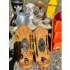 Image 2 : Fishing boat seat, Tupperware, pickle container & bowls candle holders pillow picture frame & More