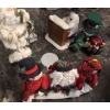 Image 1 : Holiday Decor Incl. Santa, Snowmen, Bows and Much More w/ Storage & Crafting Bin 