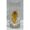 Image 2 : Set of Glassware with Gold Coloured Grape and Flower Designs