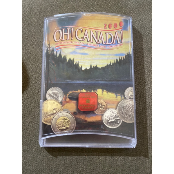 2000 Oh! Canada! Uncirculated Coin Set by Royal Canadian Mint