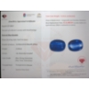 Image 3 : 16.86 ct Certified Blue Kyanite gemstone Pair ($13,488 Appraisal)