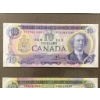 Image 7 : Framed Sequential Canadian Banknotes ($1 to $20) Featuring 1973 Series