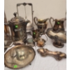 Image 1 : Silver Plated Tableware Including Tureens, Pitchers, and Serving Trays