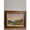 Image 1 : Allen Thompson Oil on Board Landscape Art 17x14