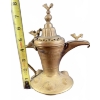 Image 2 : Brass Dallah with Engravings and a Bowl
