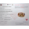 Image 3 : 17.18 ct Certified Imperial Topaz Gemstone Untreated Cushion Cut ($30,288 Appraisal)