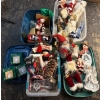 Image 1 : Massive 3 Tote Winter Holiday Collection - Many Santa's, Snowmen, Ornaments, Electric, Much More 