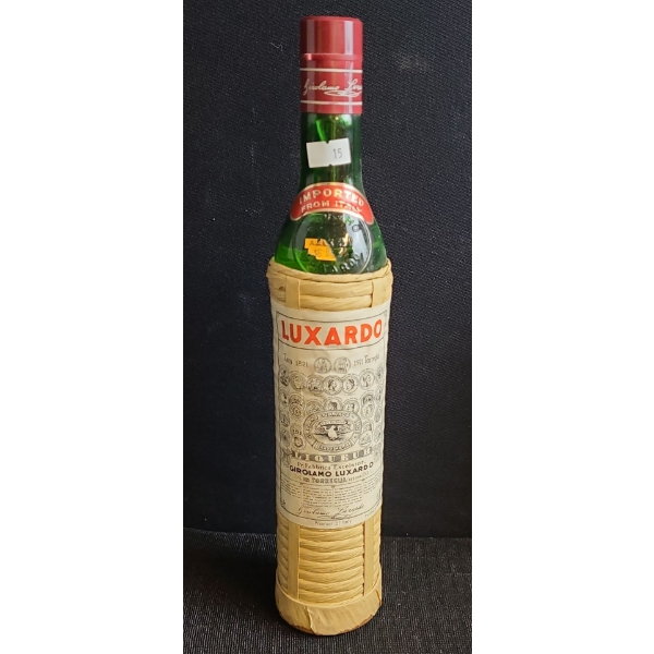 Luxardo Maraschino Liqueur - Straw Wrapped.