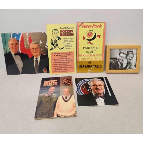Brian McFarlane Hockey Memorabilia Collection with Photos and Posters