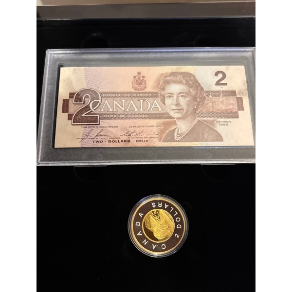2021 25 Years of the $2 Piece: From Bill to Coin Numismatic Set