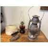 Image 1 : Antique GSW (General Steel Wares) Beacon lantern made in Canada. Vintage oil lamp flat iron