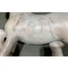 Image 1 : Decorative Wooden Horse (Cracking), with a Little Girl Decorative Piece 