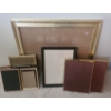 Image 1 : Empty Picture Frames- Largest Gold Finish (Chipped Corner) 19 X 23, Folding 5 X 7  