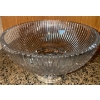 Image 4 : Vintage Jeannette Glass 'Anniversary' Pattern Ribbed Punch Bowl w/ Cream & Sugar 