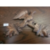 Image 4 : Wooden Cuckoo Clock 8 W, 6 D, 11 T (Box Dimensions, Hanging Weights Not Measured) w/ Moving Figures 