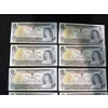 Image 3 : Canadian $1 Bills Consecutive Serial Numbers