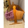 Image 6 : Impressive Handmade Oak Rocking Bed For Infants