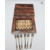 Image 4 : Silver-Plated Vintage Rodd Silverware Serving Set In Its Original Presentation Box.