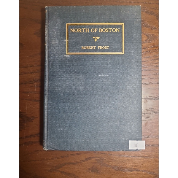 Antique Book: "North of Boston" Poetry by Robert Frost, Published 1917 