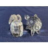 Image 3 : Swarovski Crystal Pig 2 inch H and Elephant 2.25 inch H