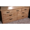 Image 2 : Dresser 61 W, 18 D, 30 T w/ Attached Mirror 37 X 42