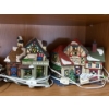 Image 2 : Winter Holidays - Set of 4 Light Up Houses 
