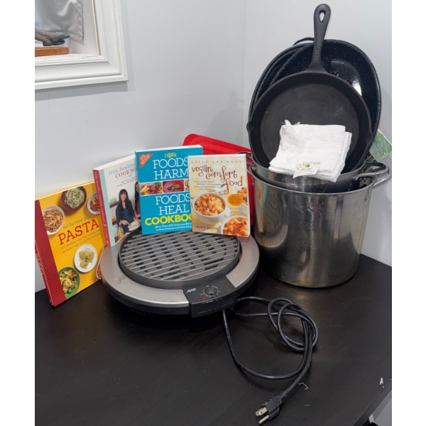 Kitchen Classics - Tfal Electric Indoor Grill Cook Book Collection & More